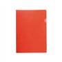 Bolsa Plástico em L A4 90mic Vermelho Translúcido 100un