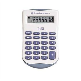 Calculadora Secretária Texas TI 501 8 Dígitos