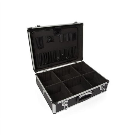 Caixa de Ferramentas em Alumínio 455x330x152mm Preto