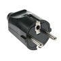 Ficha AC SCHUKO Macho em ABS Macio