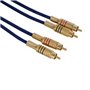 Cabo Áudio Alta Qualidade 2 x RCA m/m 1,5m