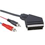 Cabo SCART Macho para 2x RCA Macho 5m
