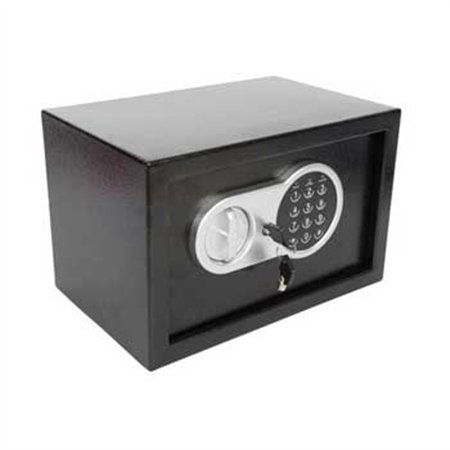 Cofre Eletrónico Perel 200x310x200mm Preto