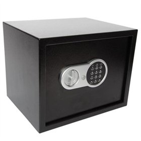Cofre Eletrónico Perel 300x380x300mm Preto