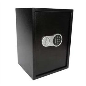 Cofre Eletrónico Perel 500x350x310mm Preto