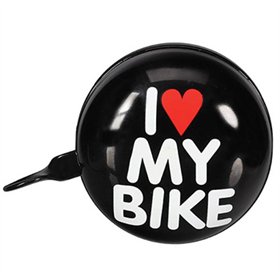 Campainha para Bicicleta I LOVE MY BIKE Preto