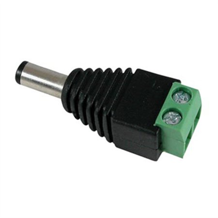 Ficha Alimentação DC 5.5x2.5mm M para Screw Terminal 5un