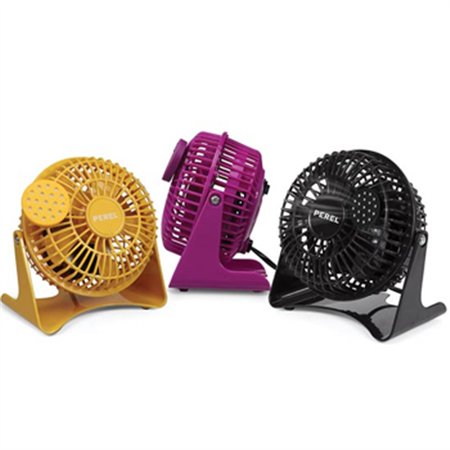 Ventoinhas de Mesa 10cm Preto/Amarelo/Roxo Cx Expositor 3un