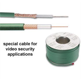 Cabo Coaxial RG-59U B/U Verde Bobine 100m