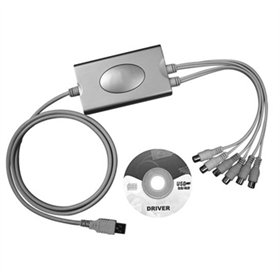 DVR com 4 Canais USB - H.264