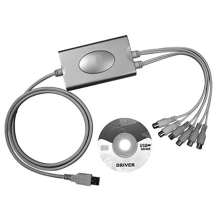 DVR com 4 Canais USB - H.264