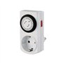 Tomada Mini Temporizador Mecânico de 24 horas 230V Branco