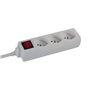 Bloco 3 Tomadas + Interruptor Cabo 1,5mts