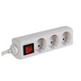 Bloco 3 Tomadas + Interruptor Cabo 3mts