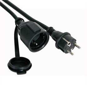 Cabo Extensão Elétrica 10m Preto
