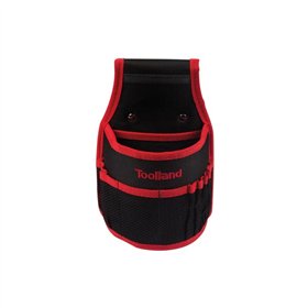 Bolsa Ferramentas para Cinto com Bolsos  Preto/Vermelho