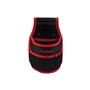 Bolsa Ferramentas para Cinto com Bolsos  Preto/Vermelho