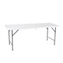 Mesa Dobrável Branco 180x70x74cm