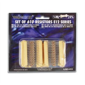Set Resistências Série E-12 610un