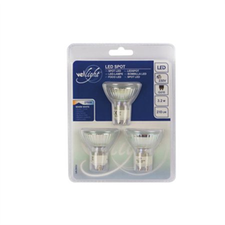 Lâmpada LED G10 3,2W (2700K) 230V -  Pack 3un