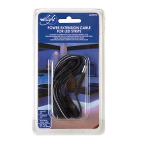Conector DC com cabo Macho/Fêmea - Extensão 2m