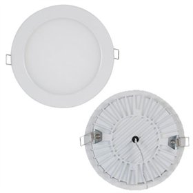 Luz de Teto de Encastrar LED 10W - Modelo Redondo Branco