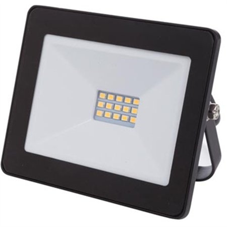 Projetor LED Exterior Branco Neutro 10W Preto