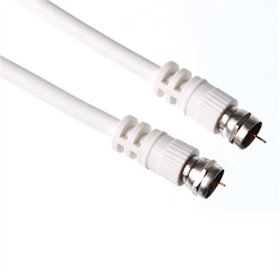 Cabo Coaxial com Fichas Tipo F Macho/Macho Basic 10m