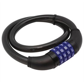 Cadeado 12mm Preto Bicicleta com Código