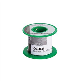 Solda sem Chumbo Sn 99.3% - Cu 0.7% 0.6mm Rolo 100g