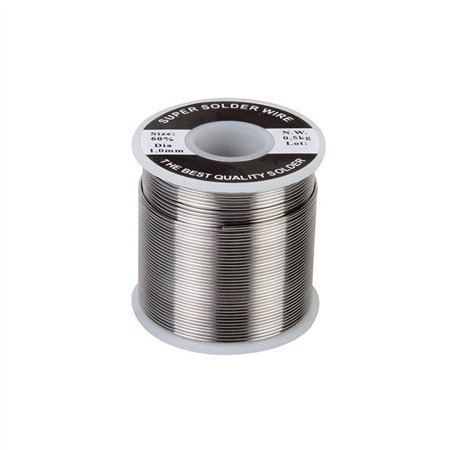 Solda 60/40 1mm Bobina Uso Profissional 500g