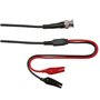 Cabo Coaxial BNC Macho + 2 Pinças Crocodilo