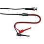 Cabo Coaxial 1m BNC Macho + 2 mini-pinças