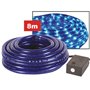 Corda de Luz 2 Canais 8m Azul com Tomada à Prova de Água