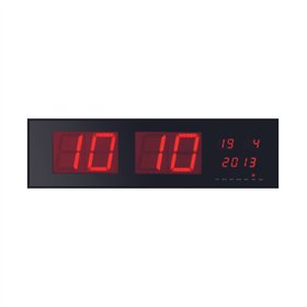 Relógio Parede Display Leds Vermelhos