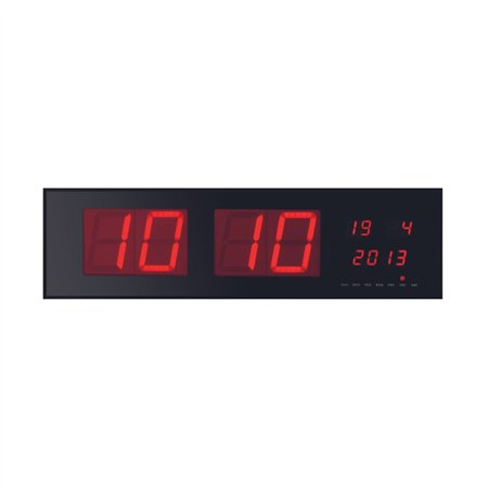 Relógio Parede Display Leds Vermelhos