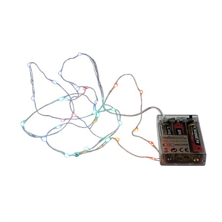 Grinalda 30 LEDs RGB