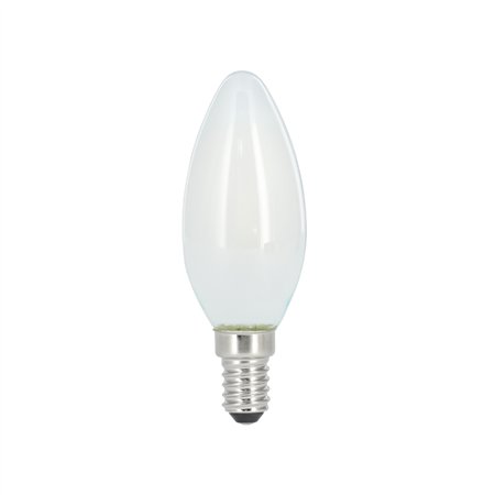 Lâmpada LED E14 Vela 2W 250lm Mate Branco Quente