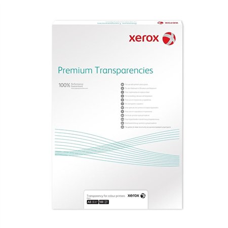 Transparências Laser/Fotocópia A3 Xerox Universal 100Fls
