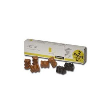 Color Stick Xerox 016176100 Amarelo 5un + Preto 2un