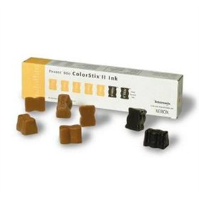 Color Stick Xerox 016190501 Amarelo 5un + Preto 2un