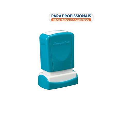 Carimbo 11x25mm Azul Xstamper Quix Q04E 1un