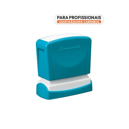 Carimbo 11x40mm Preto Xstamper Quix Q10B 1un