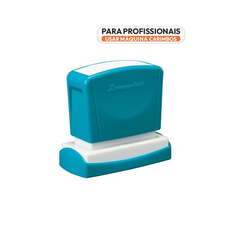 Carimbo 16x48mm Preto Xstamper Quix Q11B 1un