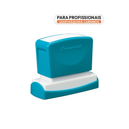 Carimbo 14x60mm Preto Xstamper Quix Q14B 1un