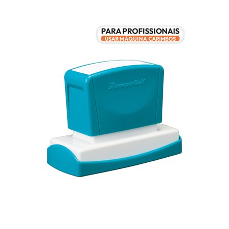 Carimbo 22x69mm Preto Xstamper Quix Q18B 1un