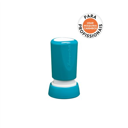 Carimbo Redondo 14mm Preto Xstamper Quix 32B 1un