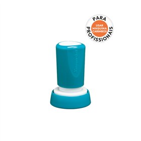 Carimbo Redondo 20mm Preto Xstamper Quix Q34B 1un