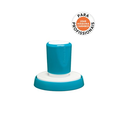 Carimbo Redondo 45mm Preto Xstamper Quix Q63B 1un