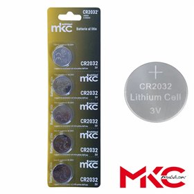 Pilha Lítio Botão CR2032 3V 5x Blister MKC